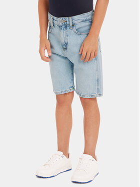 Calvin Klein Jeans Calvin Klein Jeans Kratke traperice IB0IB02005 Plava Relaxed Fit