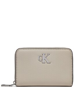 Calvin Klein Calvin Klein Portafoglio piccolo da donna Minimal Monogram Med Za K60K611500 Beige