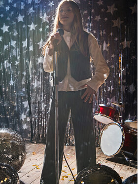 Mayoral Mayoral Spodnie materiałowe 7577 Szary Regular Fit