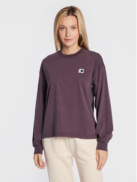 Carhartt WIP Carhartt WIP Blúzka Nelson I029962 Fialová Regular Fit