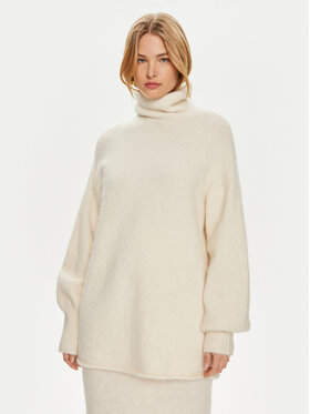 Gestuz Gestuz Bluză cu gât 10908422 Écru Relaxed Fit