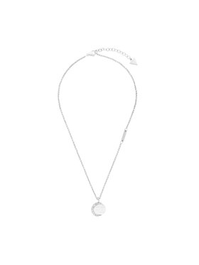 Guess Guess Náhrdelník JUBN01 189JW Stříbrná