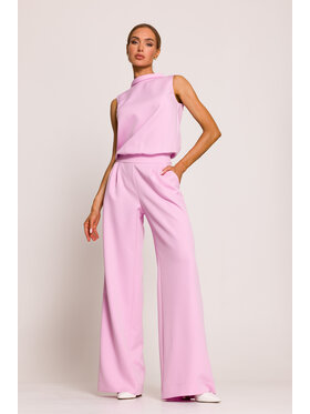 Made of Emotion Made of Emotion Kombinezon M382 Różowy Wide Leg