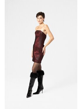 LE POSSÉ LE POSSÉ Abito da cocktail SKZDT Rosso Slim Fit