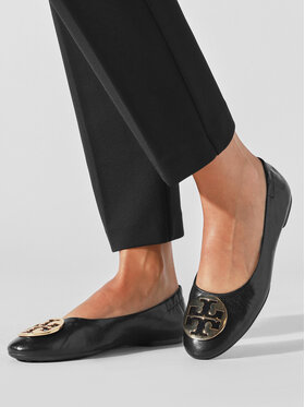 Tory Burch Tory Burch Μπαλαρίνες Claire Ballet 147379 Μαύρο