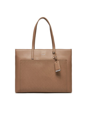 Calvin Klein Calvin Klein Geantă Ck Must Medium Shopper_Mono K60K612774 Bej