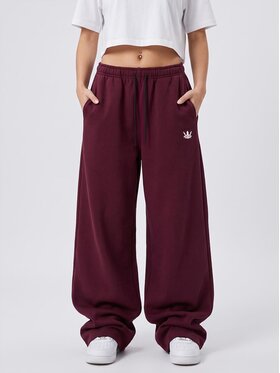 Jigga Wear Jigga Wear Spodnie dresowe Szerokie 133099 Koralowy Regular Fit