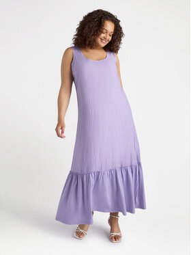 Fiorella Rubino Fiorella Rubino Sukienka elegancka 7575T001598N009 Fioletowy A-Line Fit