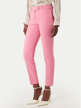 Rinascimento Rinascimento Bavlnené nohavice CFC0128638003 Ružová Slim Fit