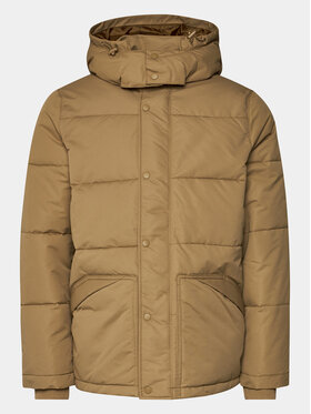 Gap Gap Пухено яке 726357-01 Бежов Relaxed Fit