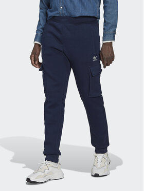 adidas adidas Pantaloni trening adicolor Essentials Trefoil HK0185 Bleumarin Slim Fit