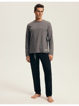 Henderson Henderson Piżama 43455 Czarny Regular Fit