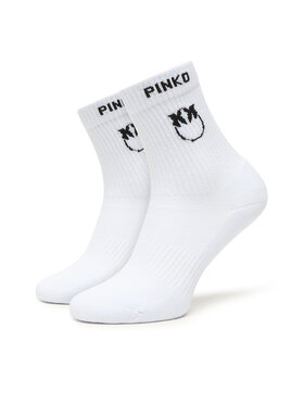 PINKO PINKO Високі жіночі шкарпетки Noirvegia 106071 A302 Білий
