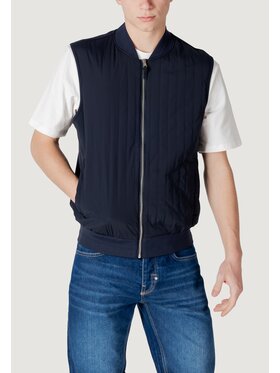 Antony Morato Antony Morato Kurtka skórzana REGULAR FIT Niebieski Regular Fit