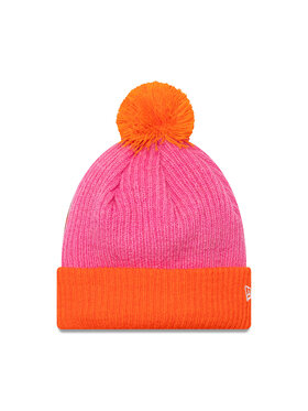 New Era New Era Czapka Block Pom Bean 60565273 Różowy
