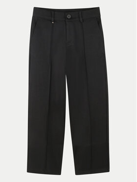 BOSS Boss Stoffhose J51157 D Schwarz Straight Fit