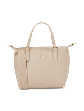Tommy Hilfiger Tommy Hilfiger Borsetta Poppy Plus Small Tote AW0AW15592 Beige