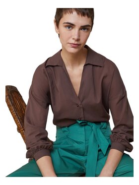 Pennyblack Pennyblack Koszula 2511111293200-007 Brązowy Regular Fit
