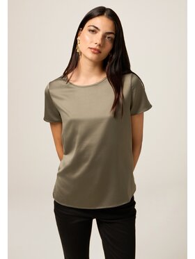 Oltre Oltre T-shirt G384J004171N035 Verde Regular Fit