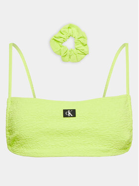Calvin Klein Swimwear Calvin Klein Swimwear Верх від купальника KW0KW02395 Зелений