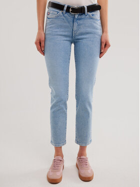 BIG STAR BIG STAR Jeansy ADELA_CROPPED_205_190 Niebieski Skinny Fit