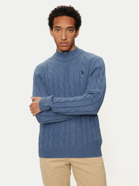 U.S. Polo Assn. U.S. Polo Assn. Pulover MUP3697 Albastru Regular Fit