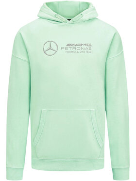 Mercedes AMG Petronas F1 Mercedes AMG Petronas F1 Bluza Retro Zielony Regular Fit