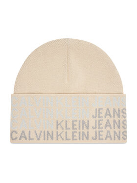 Calvin Klein Jeans Calvin Klein Jeans Kepurė Beanie K60K608677 Smėlio