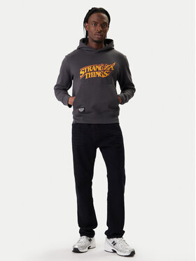 Jack & Jones Jack & Jones Džemperis Stranger Things 12291655 Pilka Relaxed Fit