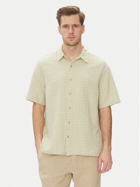 Jack&Jones Jack&Jones Koszula Dobby 12277184 Zielony Relaxed Fit