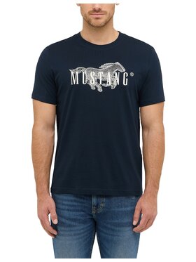 Mustang Mustang T-shirt Style Austin Blu scuro Regular Fit