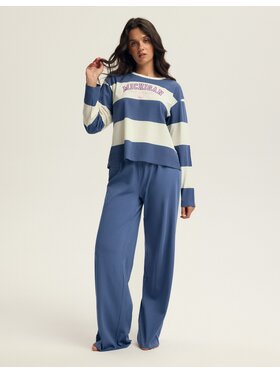 Esotiq Esotiq Piżama 43808 Granatowy Regular Fit