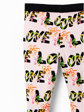 Desigual Leggings 23SGKK03 Ružičasta Slim Fit