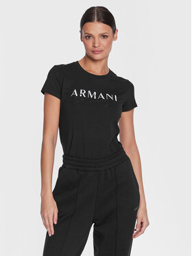 Armani Exchange Armani Exchange T-Shirt 3RYTBK YJDTZ 1200 Czarny Regular Fit