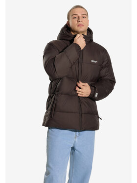 PROSTO. PROSTO. Kurtka przejściowa 404 Puffer Brązowy Regular Fit