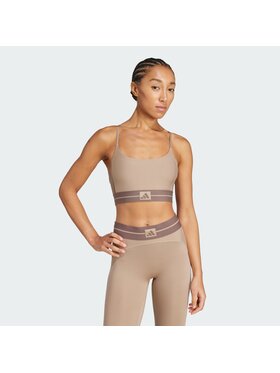 adidas adidas Biustonosz sportowy 152109 Brązowy