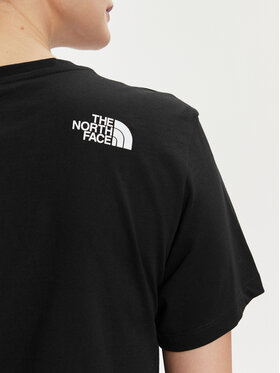 The North Face T-shirt Easy NF0A87NA Crna Relaxed Fit