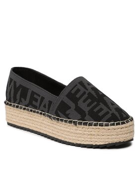 Tommy Jeans Tommy Jeans Espadryle Logomania Espadrille EN0EN02079 Szary