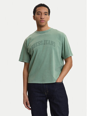 Guess Guess Tricou M6GIB6 K8FQ4 Verde Regular Fit