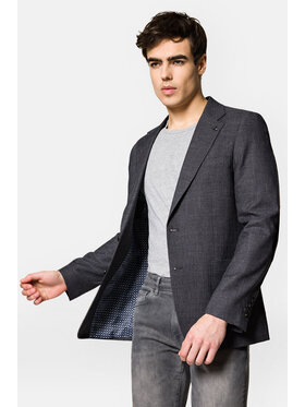 Lancerto Lancerto Marynarka Saragossa MA131123000007 Szary Slim Fit