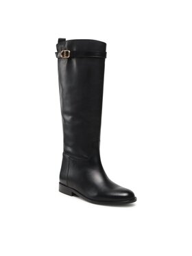 TWINSET TWINSET Kozaki 232TCP310 Czarny