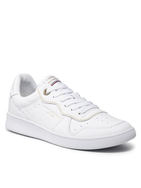 Tommy Hilfiger Tommy Hilfiger Sneakers White Elevated Court Sneaker FW0FW06015 Weiß