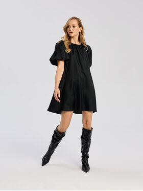 Marlu Marlu Sukienka codzienna MAIA Czarny Classic Fit