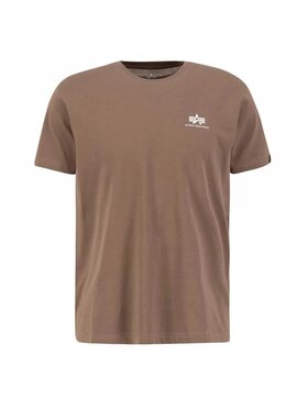 Alpha Industries Alpha Industries Tričko AI.188505-183 Hnedá Regular Fit
