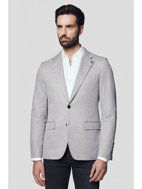 Lancerto Lancerto Marynarka Cesena MA131224000005 Szary Slim Fit