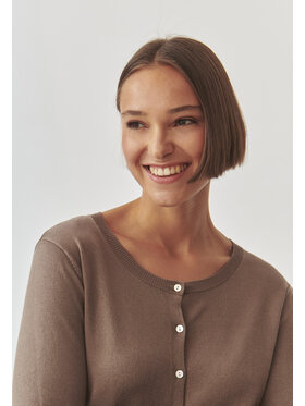 TATUUM TATUUM Sweter VERO Beżowy Classic Fit