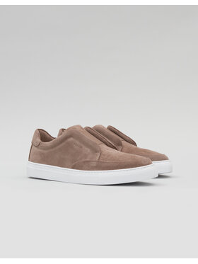 Borgio Borgio Sneakersy F503_zamsz_bez Beżowy