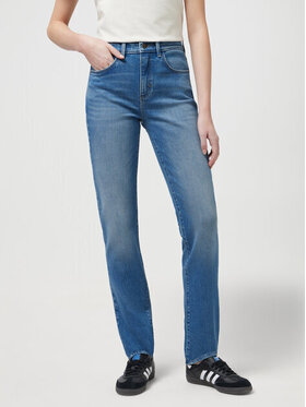 Wrangler Wrangler Spodnie materiałowe SLIM Niebieski Slim Fit