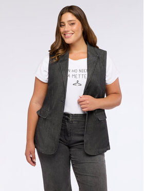 Fiorella Rubino Fiorella Rubino Kurtka outdoor L413T000052N033 Czarny Slim Fit