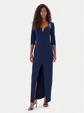 Rinascimento Rinascimento Abendkleid CFC0125271003 Dunkelblau Slim Fit